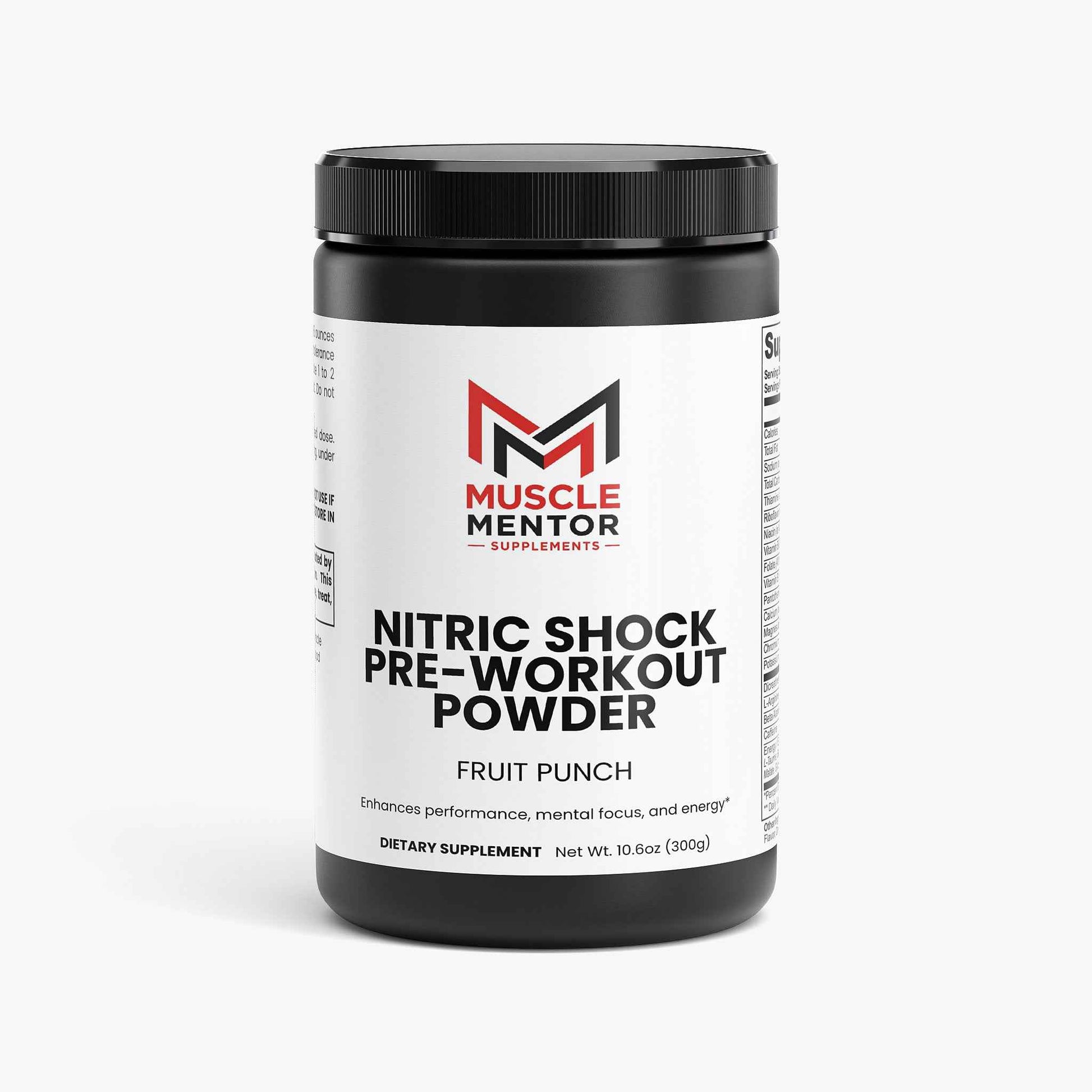Nitric Shock Pre-Workout Powder (Fruit Punch)