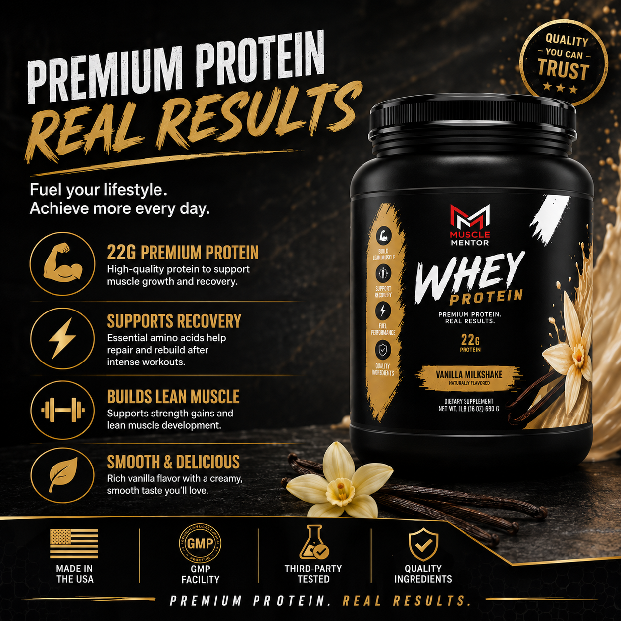 Performance Whey Protein Blend (Vanilla)