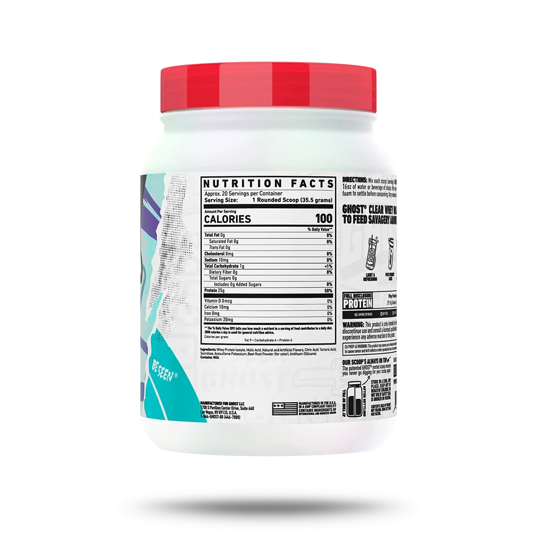 GHOST® Clear Whey Protein Powder