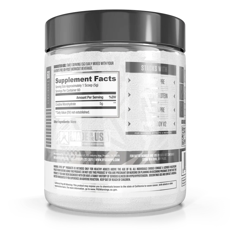 RYSE Creatine Monohydrate