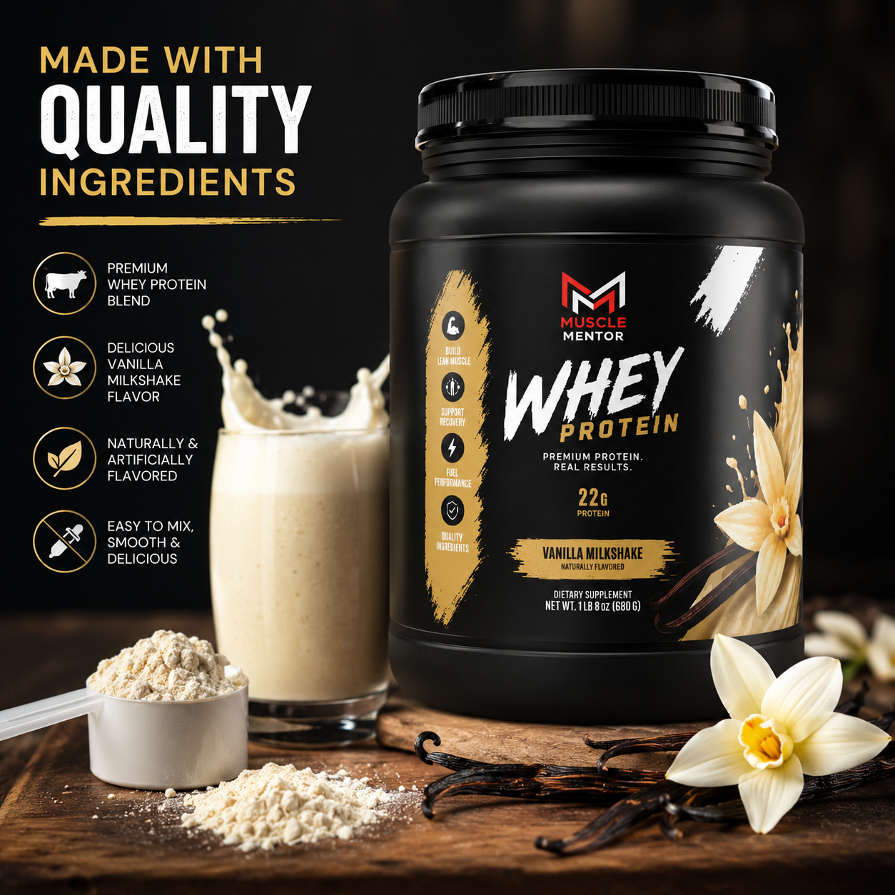 Performance Whey Protein Blend (Vanilla)
